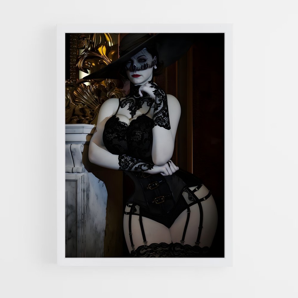 Poster Lady Dimitrescu Entertainment Touche poétique – affiche Resident Evil (vue 3)